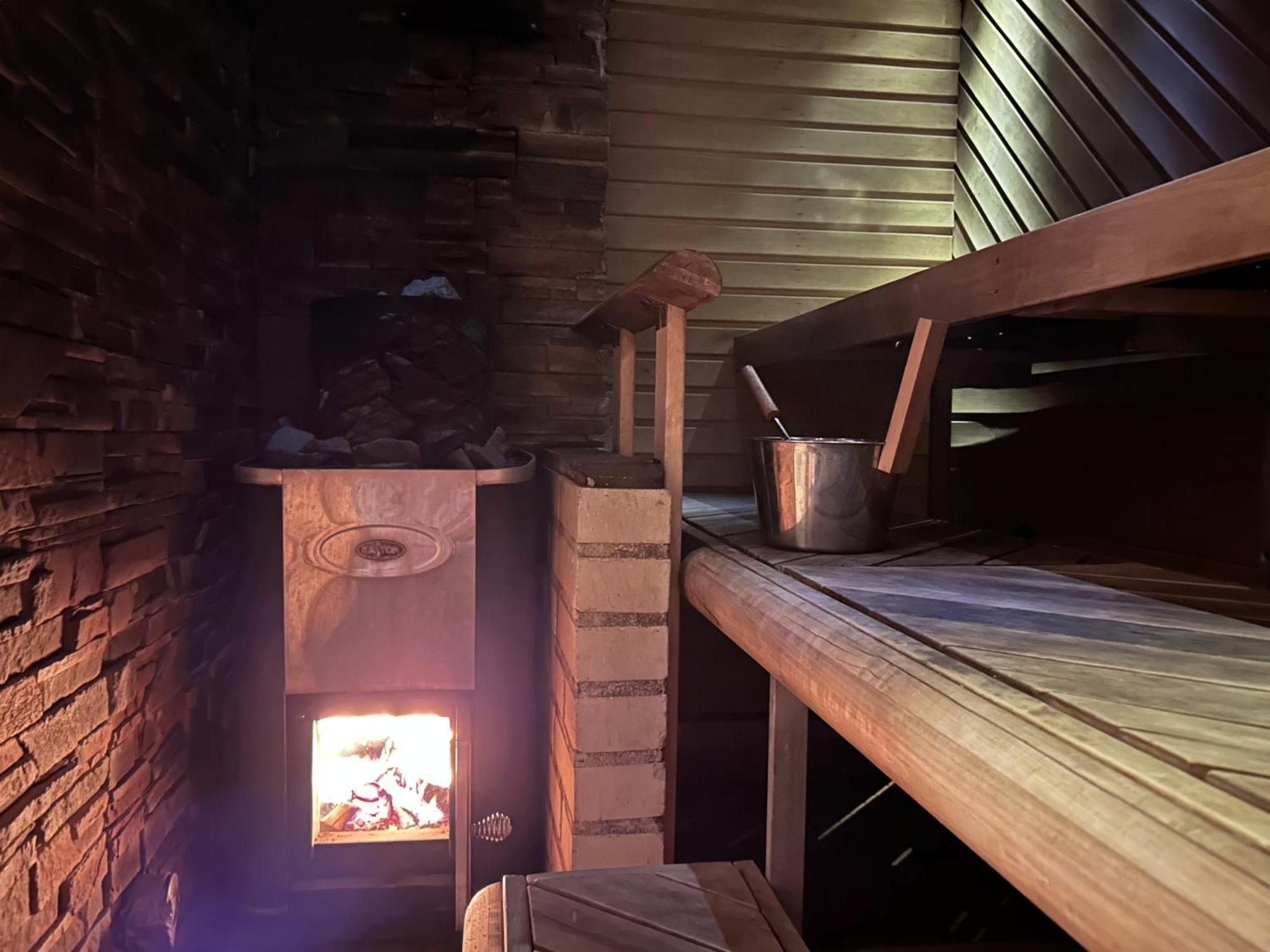 Peaceful Wood-Fired Sauna Stay Vanda Eksteriør bilde